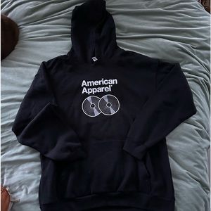 American Apparel black hoodie!